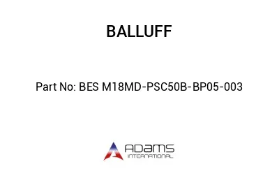 BES M18MD-PSC50B-BP05-003									