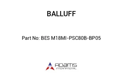 BES M18MI-PSC80B-BP05									