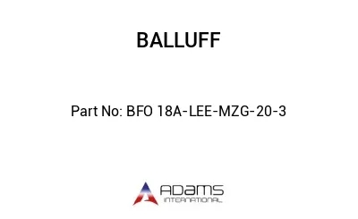 BFO 18A-LEE-MZG-20-3									