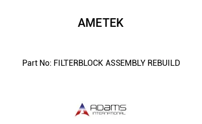 FILTERBLOCK ASSEMBLY REBUILD